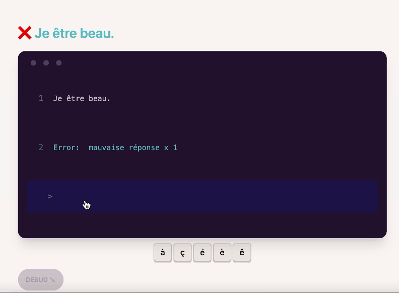 Demonstration of solving an in-course exercise